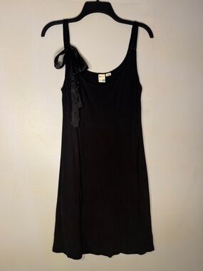 Vintage Roxy Black Crewneck Flowy Dress